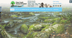 Desktop Screenshot of clearcreekanimalhospital.com
